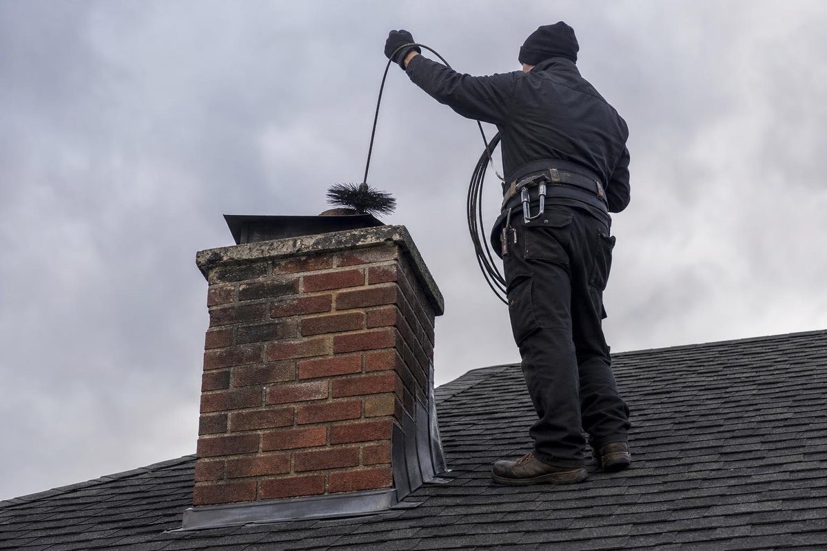 Stock photo: On the roof